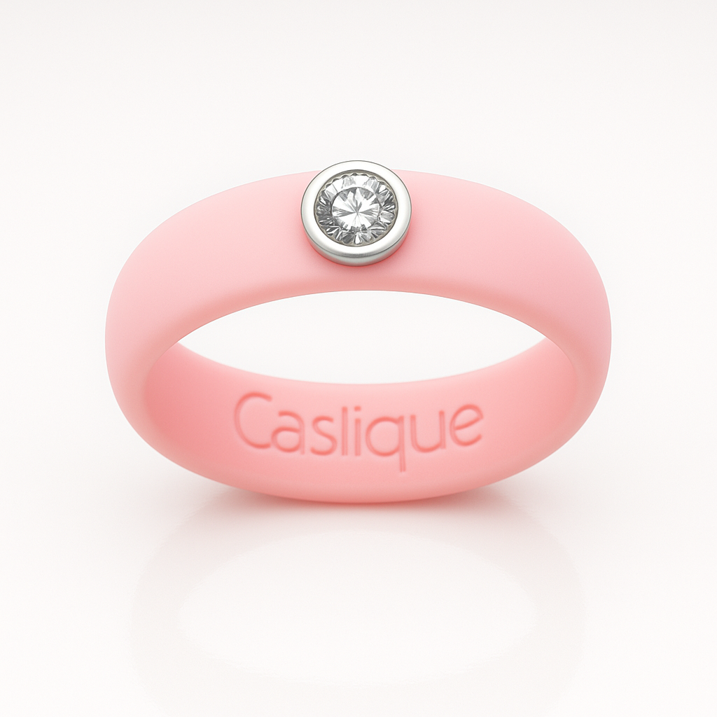 Buy Sakura Pink Silicone Ring | Caslique