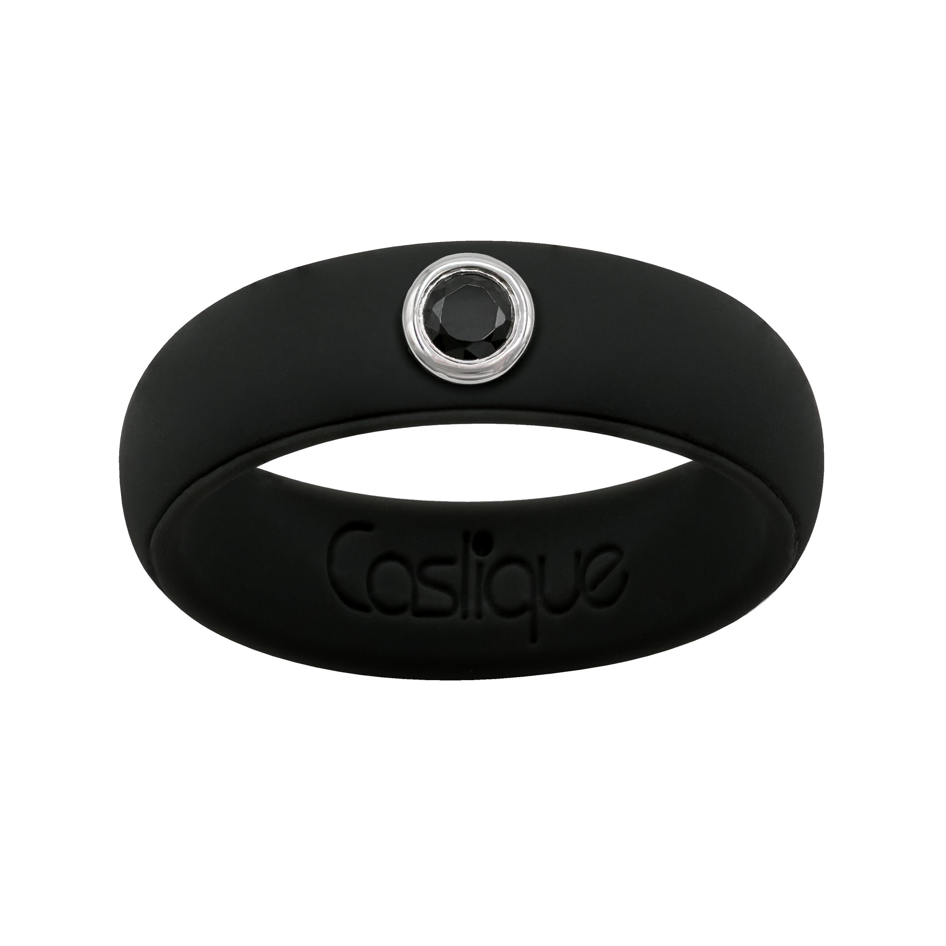 Black Silicone Ring