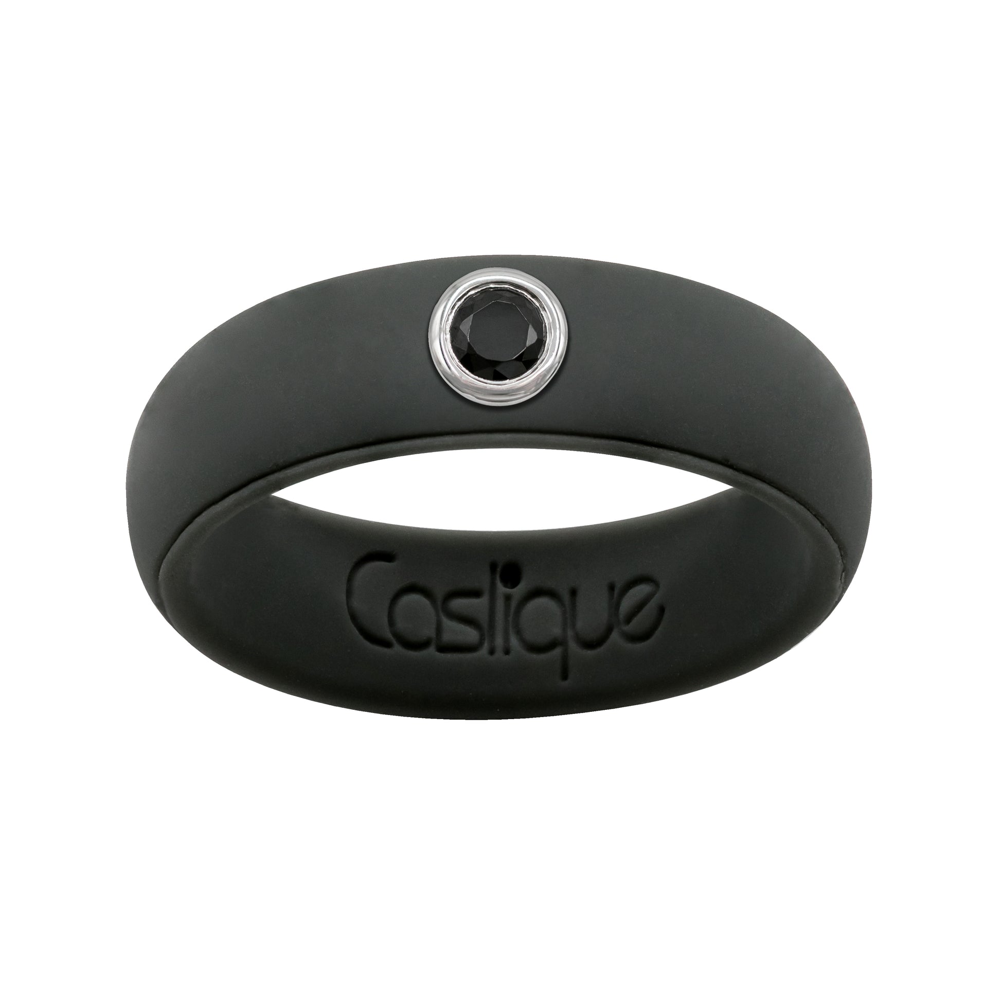 Black Silicone Ring