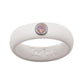 White Silicone Ring