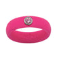 Pink Cubic Zirconia Silicone Ring