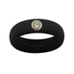 Yellow Cubic Zirconia Silicone Ring