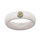 Yellow Cubic Zirconia Silicone Ring