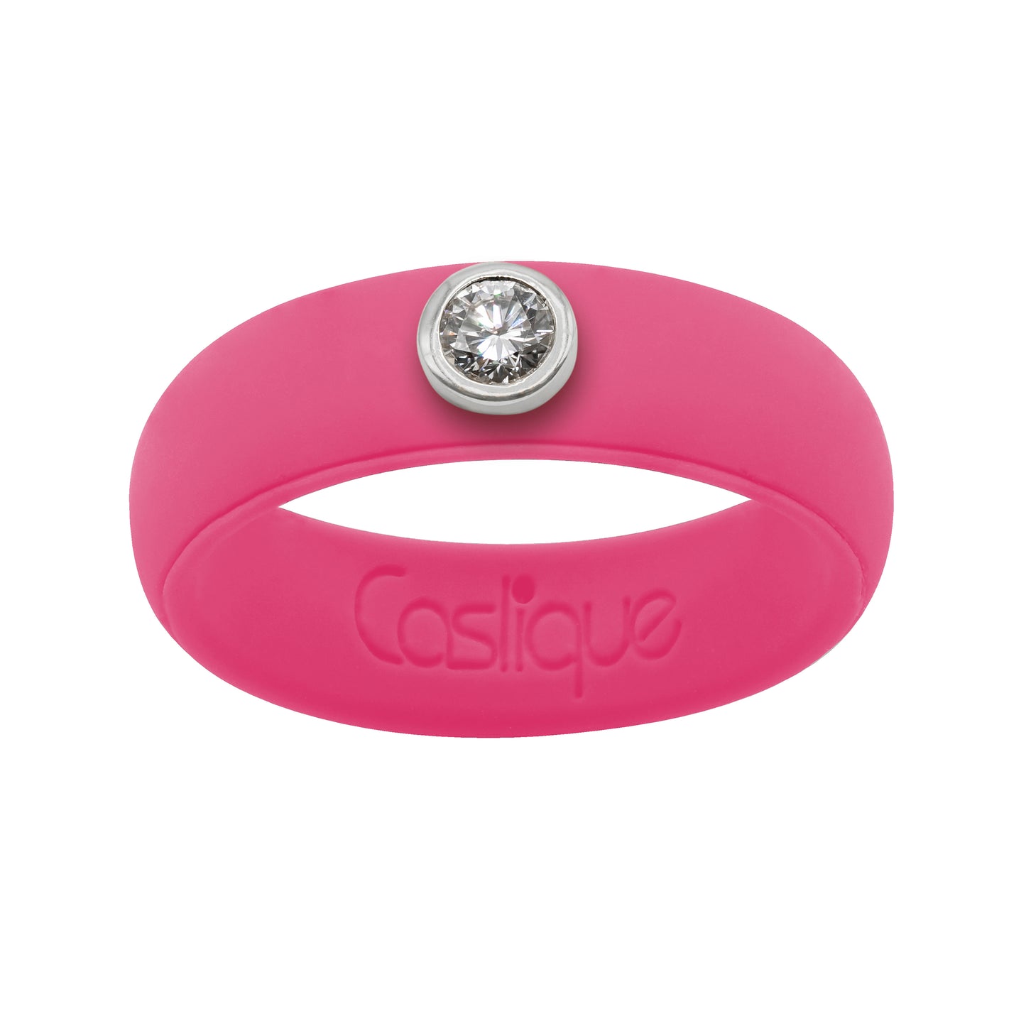 Hot Pink Silicone Ring