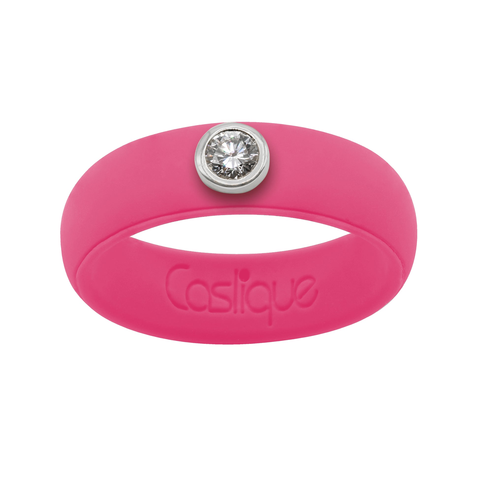Hot Pink Silicone Ring