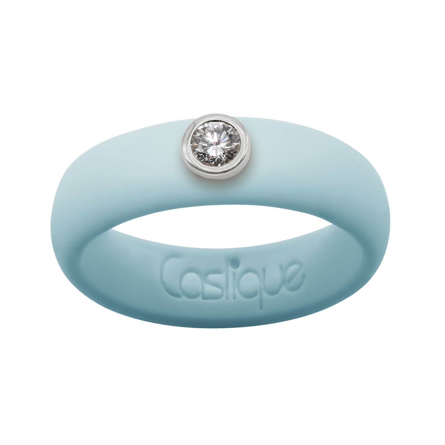 Powder Blue Silicone Ring