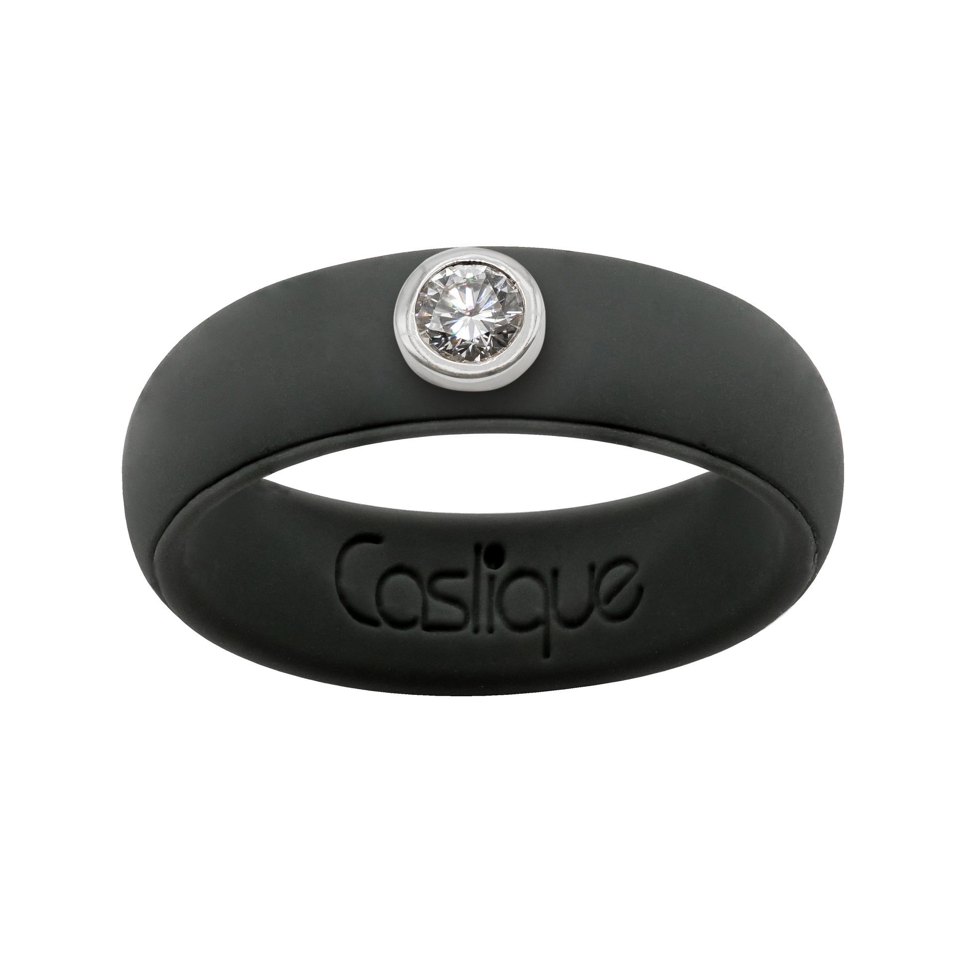 Black Silicone Ring