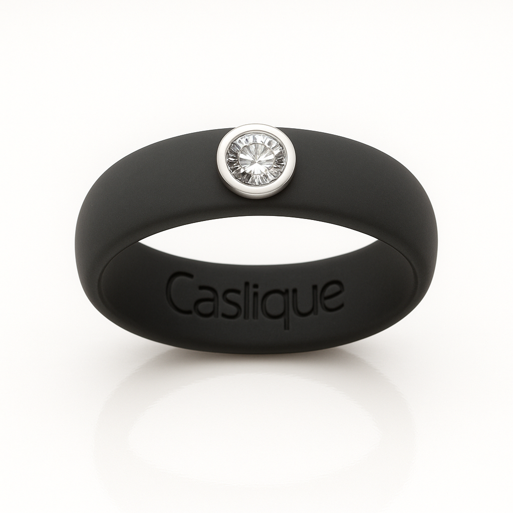Black Silicone Ring