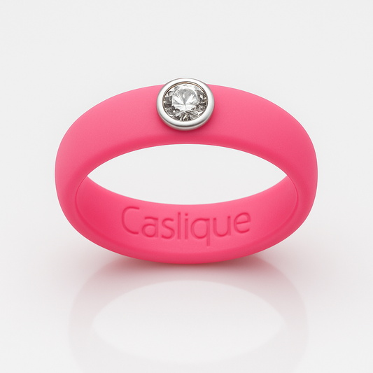 Pink Silicone Ring