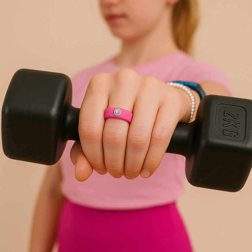 Pink Silicone Ring